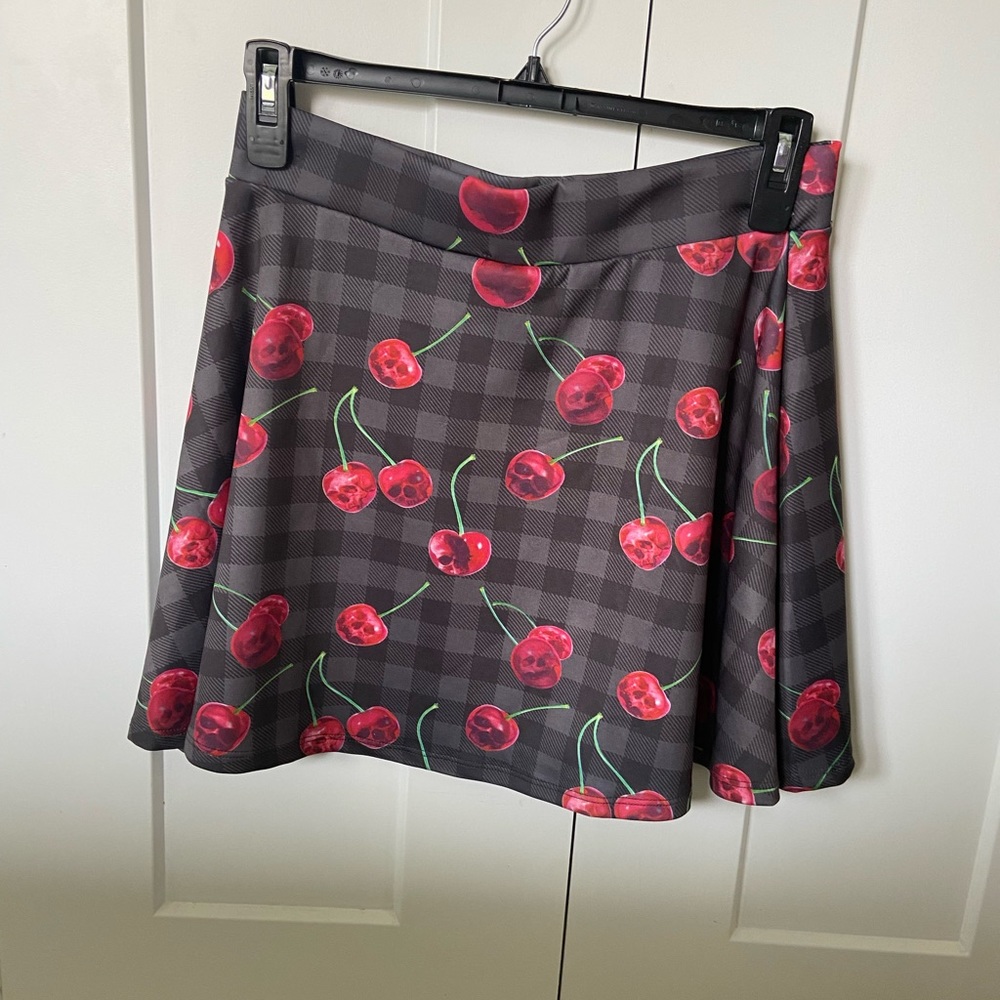Cherry skull skirt